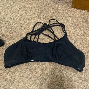 Black bikini top